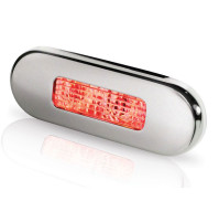 Red LED Oblong Step Lamp - 2XT959680731 - Hella Marine